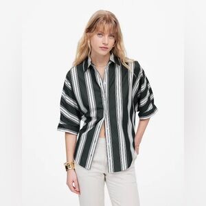 Madewell Striped Button-Up Shirt
